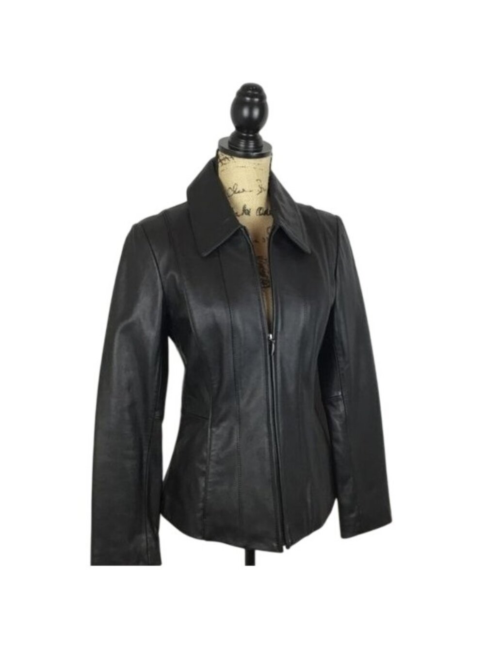 Nautica Genuine Black Zippered Jacket Womens Small